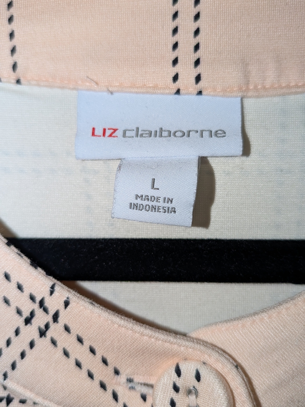 Liz Claiborne - EUC - Plaid Open Front Jacket - Picture 4 of 5